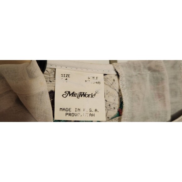 Mini World Dress Christmas Music Print Petticoat Lace Girls 14 Made in USA - Picture 9 of 9